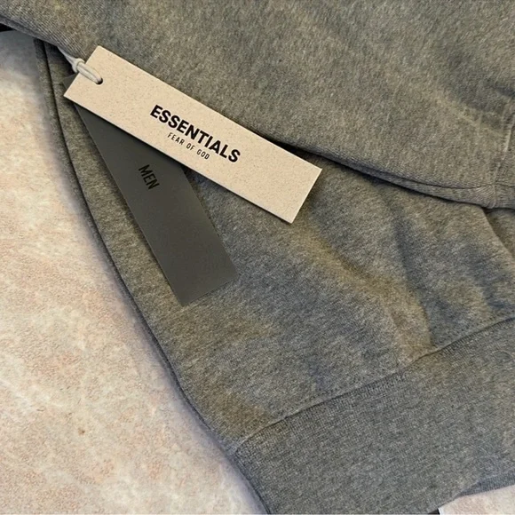 Fear of God Essentials Hoodies Pullover Dark Oatmeal - Picture 10 of 12